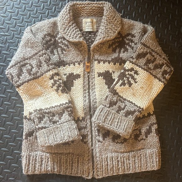 Cowichan Style Granted Sweater sz S - Picture 1 of 10